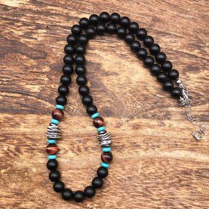 Stylish Beaded Men's Necklace
